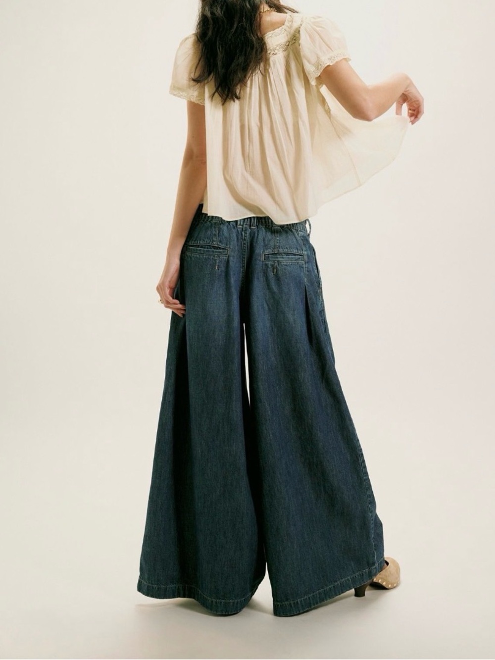Free people we the free scout wide leg pull on jeans
